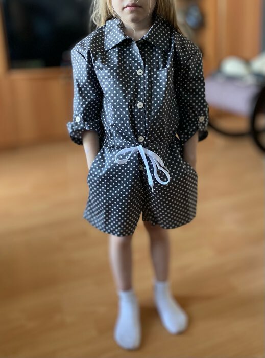 Фотография покупателя товара Комбинезон детский KAFTAN «Звёздочки», размер 98-104 см - Фото 1