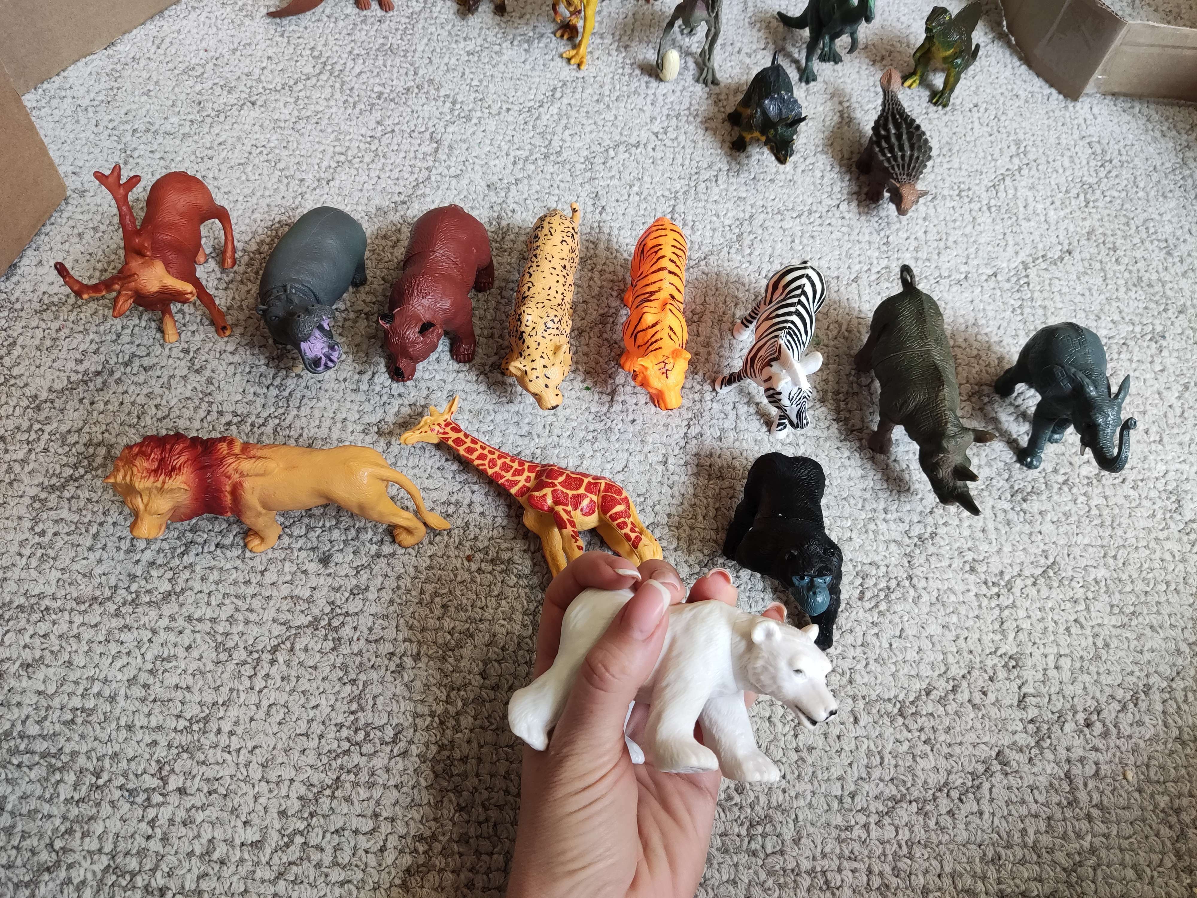 Фотография покупателя товара Набор фигурок животных «Удивительный мир», 12 предметов - Фото 3