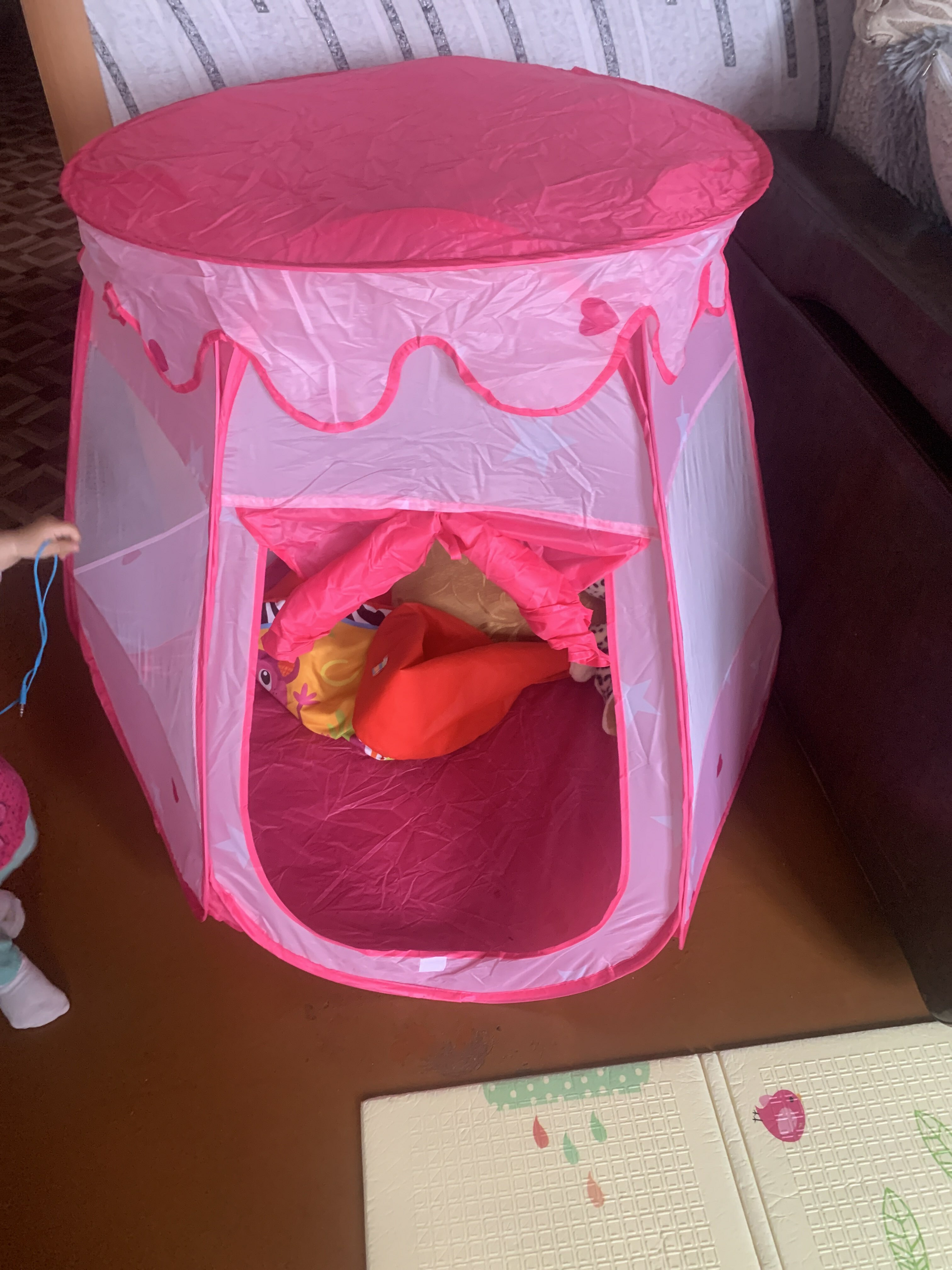 Фотография покупателя товара Палатка детская игровая "Волшебная комнатка" МИКС
