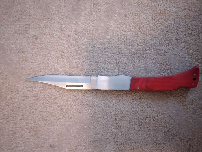 Фотография покупателя товара Нож складной "Армагедон" 24,7см, клинок 107мм/1мм, рукоять дерево - Фото 4