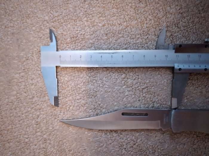 Фотография покупателя товара Нож складной "Армагедон" 24,7см, клинок 107мм/1мм, рукоять дерево