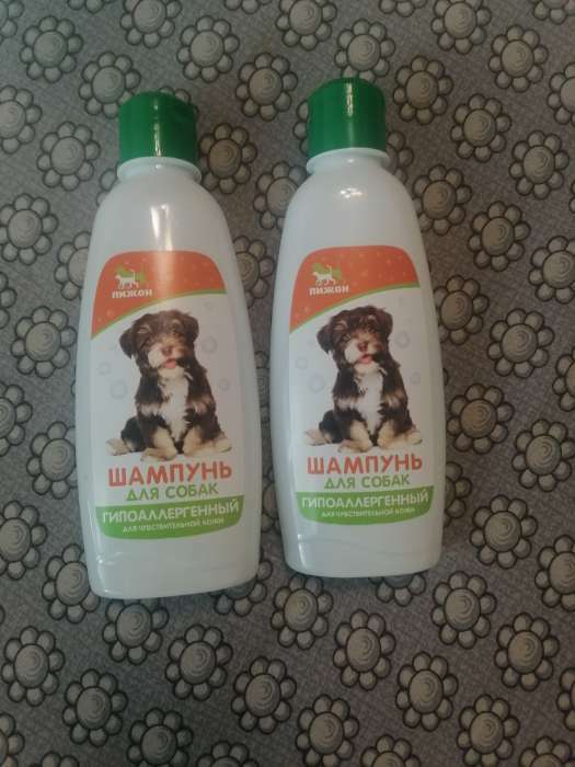 Фотография покупателя товара Шампунь "Пижон" гипоаллергенный, для чувствительной кожи, для собак, 250 мл