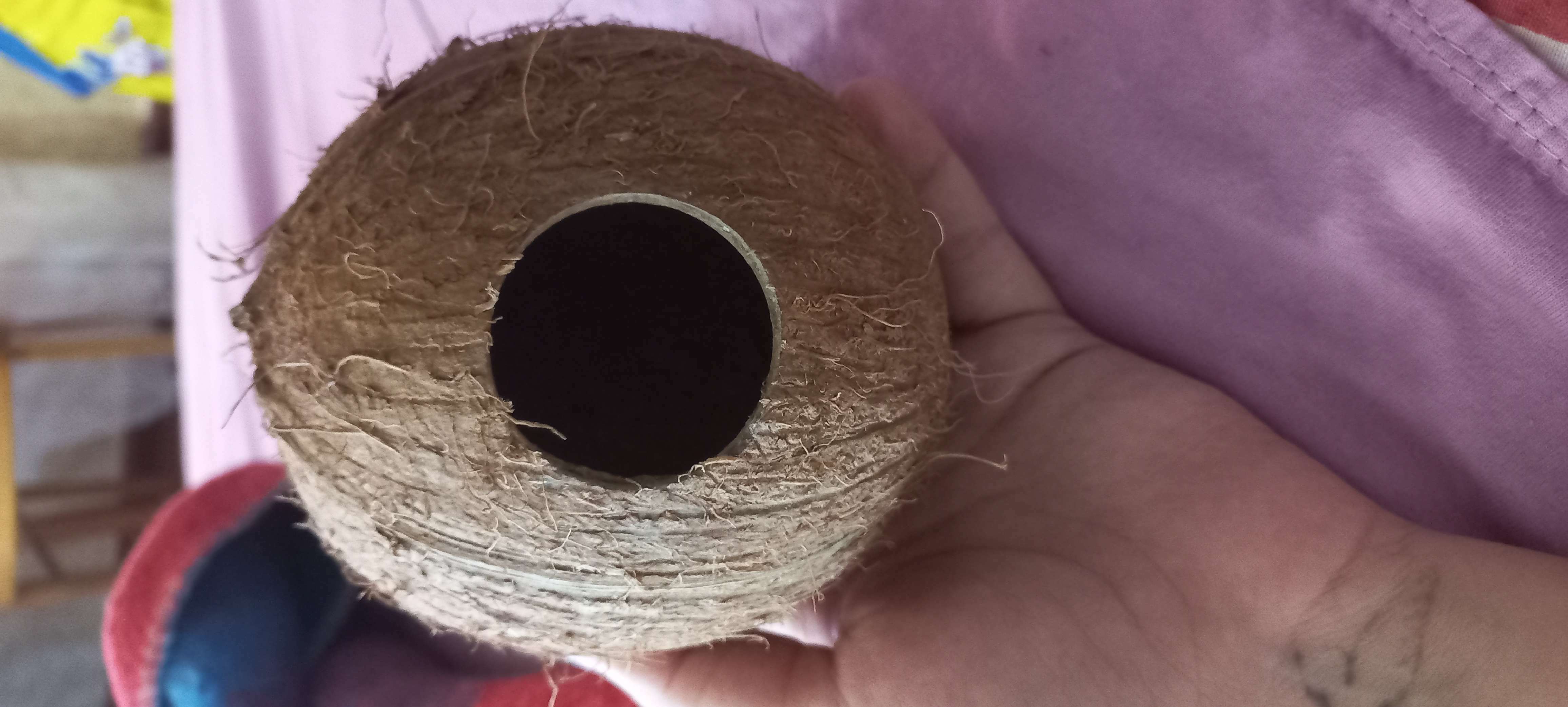 Фотография покупателя товара Скорлупа кокосовая целая для рептилий и грызунов, M