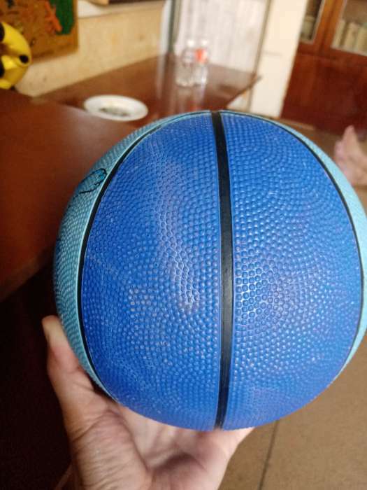 Фотография покупателя товара Мяч баскетбольный ONLYTOP «Заяц», ПВХ, клееный, 8 панелей, р. 3 - Фото 2