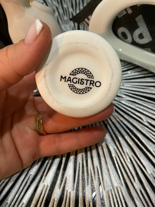 Фотография покупателя товара Подставка фарфоровая под зубочистки Magistro «Классика», d=5 см, цвет белый