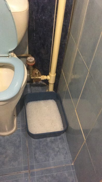 Фотография покупателя товара Туалет Сима без сетки 29 х 38 х 10,5 синий FIX