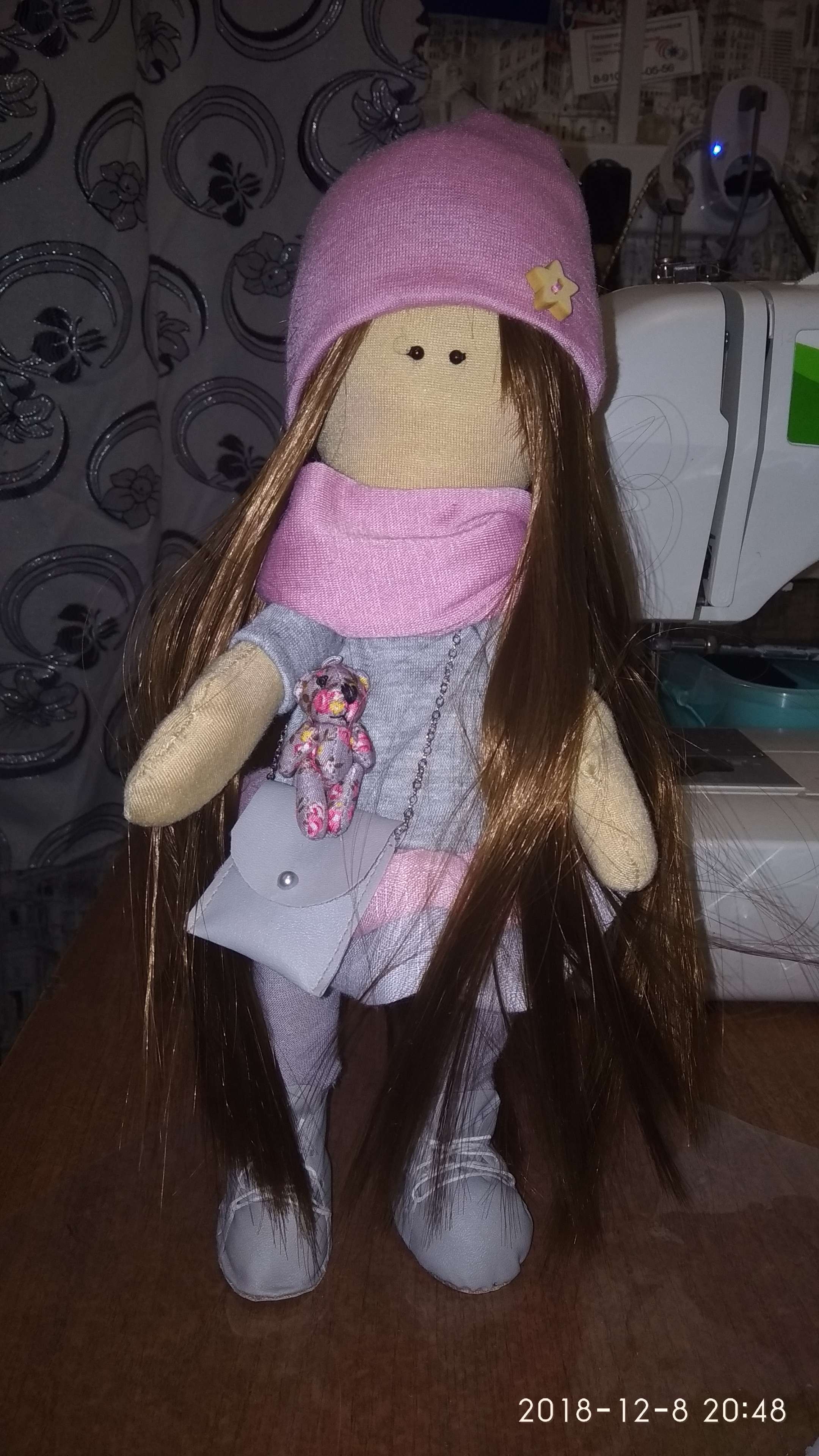 Фотография покупателя товара Набор для шитья. Интерьерная кукла «Хэлли», 30 см - Фото 10