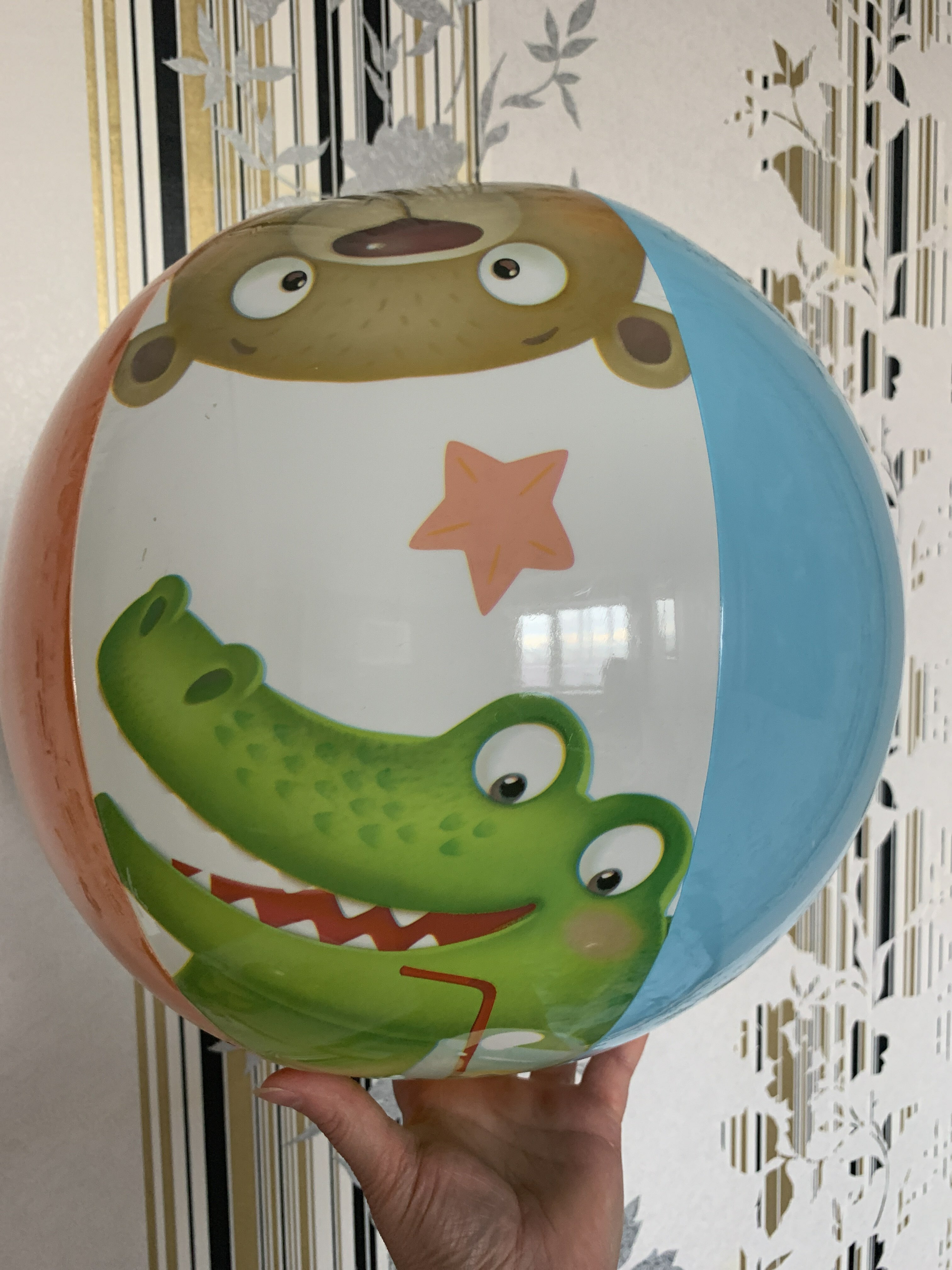 Фотография покупателя товара Мяч надувной детский «На волне», d=51 см - Фото 1