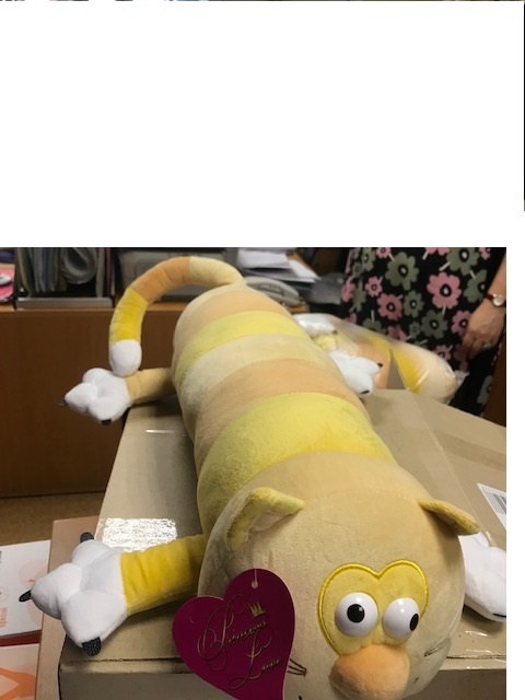 Фотография покупателя товара Мягкая игрушка «Кот-батон», 56 см