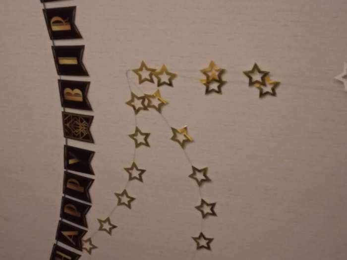 Фотография покупателя товара Посуда одноразовая бумажная Happy party, 6 тарелок, 6 стаканов, 1 гирлянда - Фото 2