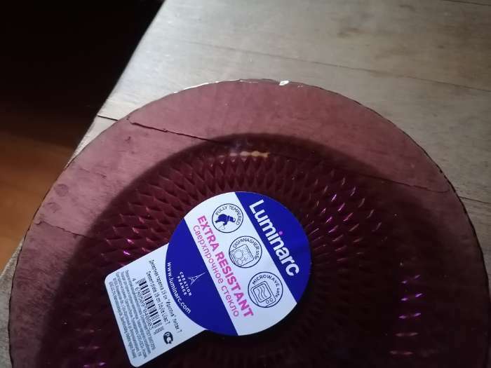 Фотография покупателя товара Тарелка десертная стеклянная «Идиллия», d=19 см, цвет лиловый - Фото 29