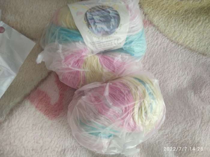Фотография покупателя товара Пряжа "Baby Wool Batik" 40% шерсть, 40% акрил, 20% бамбук 175м/50гр (6550)