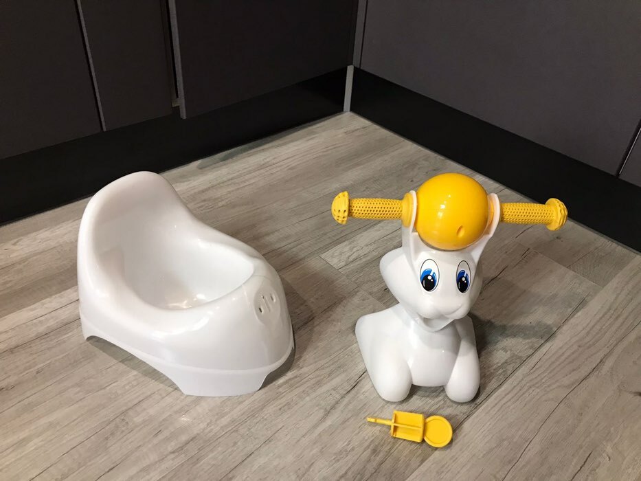 Фотография покупателя товара Горшок детский в форме игрушки «Зайчик Lapsi», цвет белый