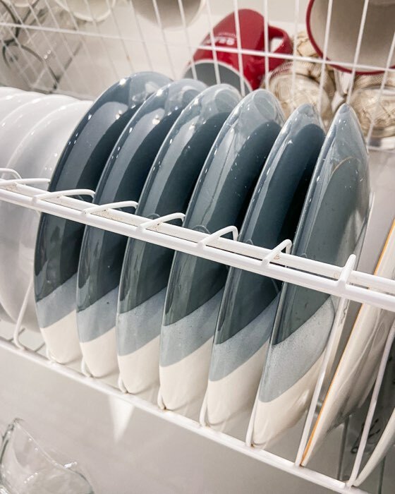 Фотография покупателя товара Тарелка «Полоски», d=21 см, цвет серый - Фото 4