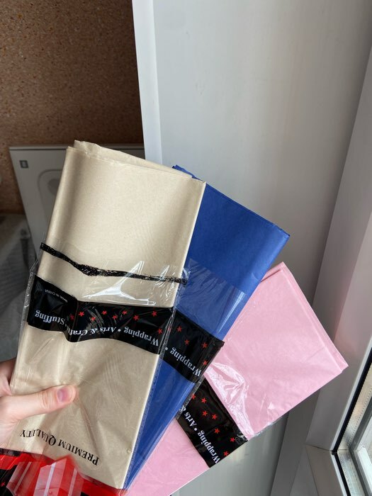 Фотография покупателя товара Бумага упаковочная тишью, светло-розовый, 50 х 66 см - Фото 12