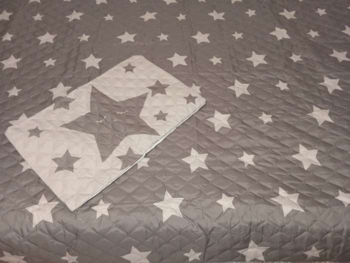 Фотография покупателя товара Покрывало детское и наволочка Этель 1,5 сп "Grey stars", 145х210 см, 40х60 см, микрофибра - Фото 6