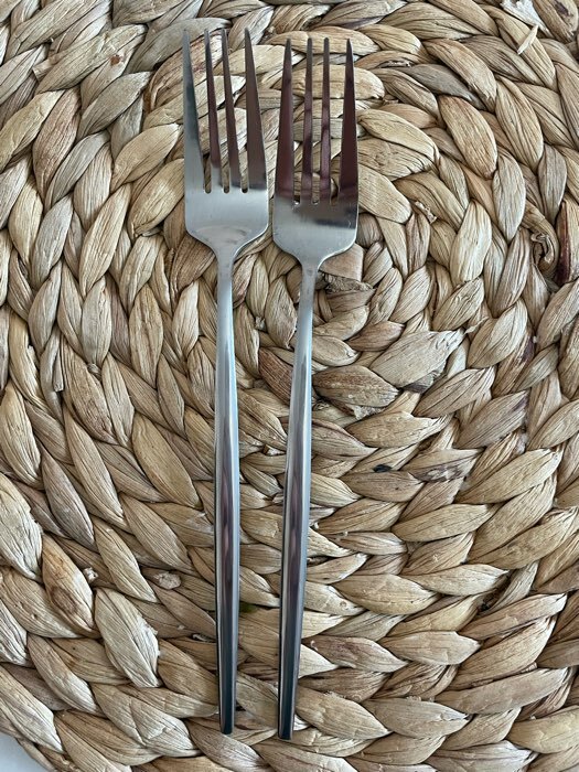 Фотография покупателя товара Вилка столовая из нержавеющей стали Magistro «Блинк», 21,5×3 см, на подвесе, цвет серебряный