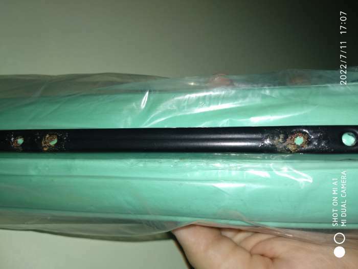 Фотография покупателя товара УЦЕНКА Насадка для швабры PVA с роликовым отжимом, 27 см, цвет МИКС - Фото 2