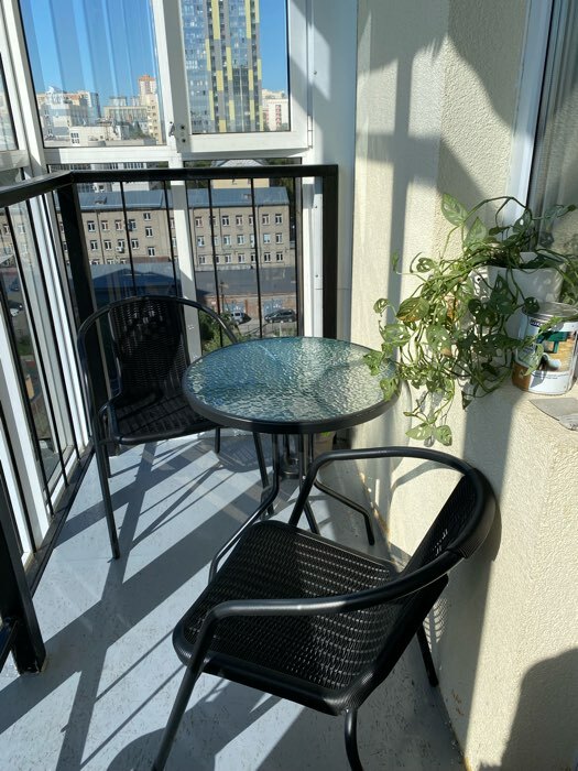 Фотография покупателя товара Набор садовой мебели: стол, 2 стула, серый - Фото 11