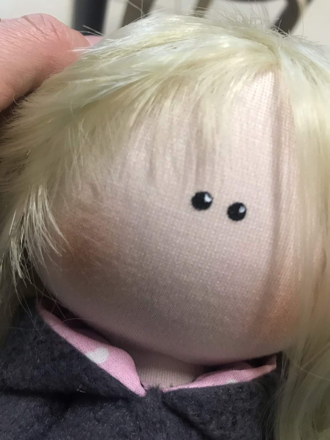Фотография покупателя товара Волосы - тресс для кукол «Кудри» длина волос: 40 см, ширина:50 см, №88 - Фото 1