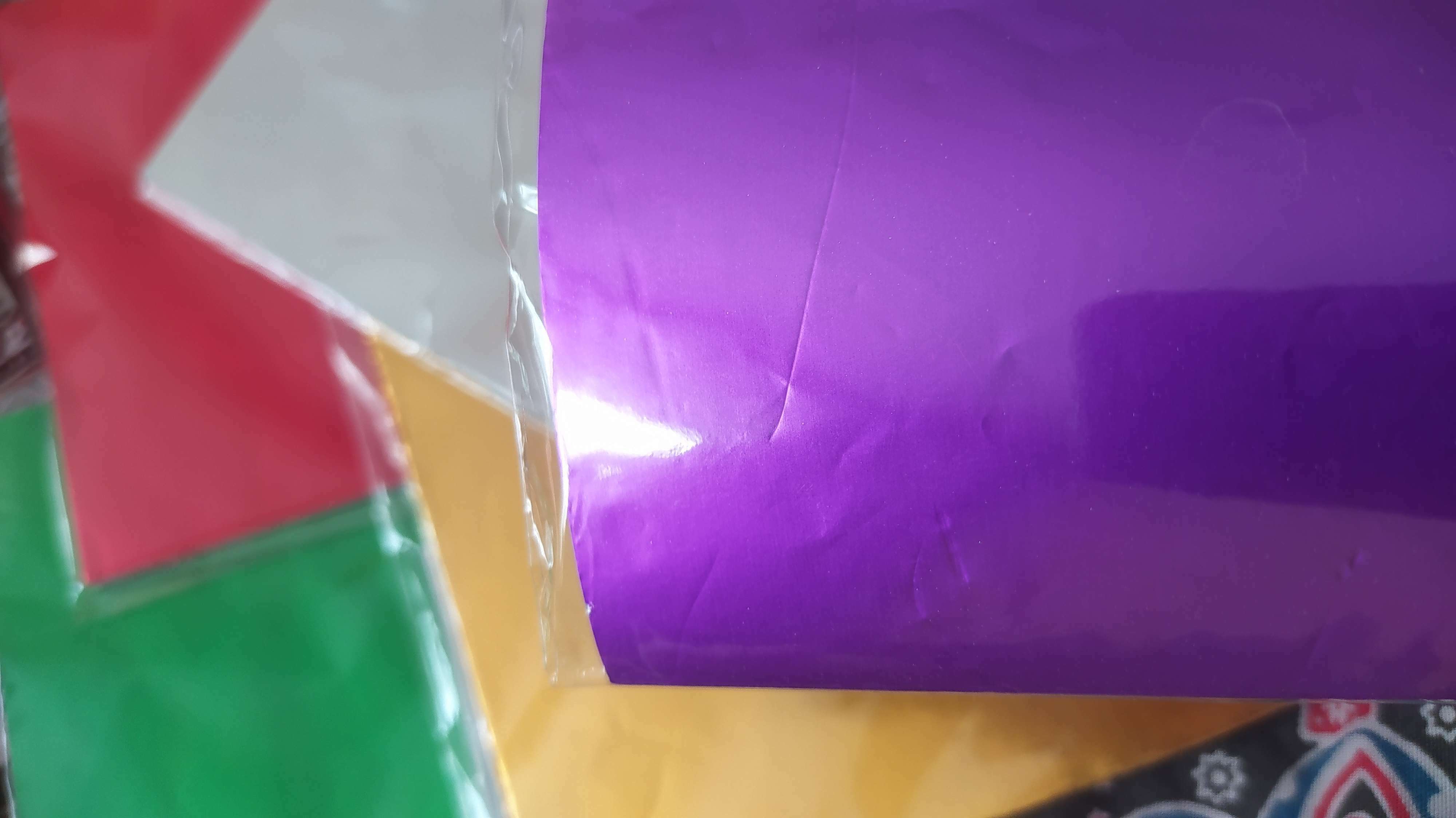 Фотография покупателя товара Фольга для конфет 10*10см 100шт., фиолетовый
