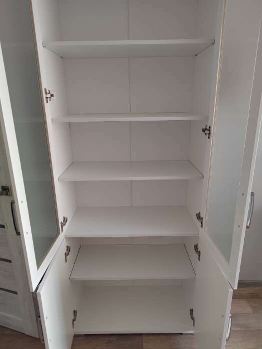 Фотография покупателя товара Библиотека «Тиффани» №15, 380×800×2056 мм, цвет белый текстурный - Фото 5