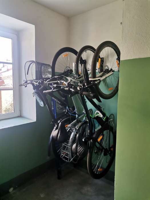 Фотография покупателя товара Крепёж велосипеда Dream Bike, на стену за колесо - Фото 1