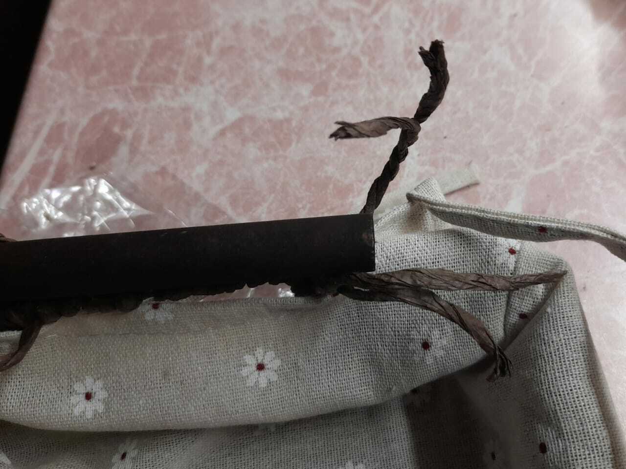 Фотография покупателя товара Корзина для хранения плетёная Доляна «Лужайка», 29×22×7 см, цвет коричневый - Фото 1