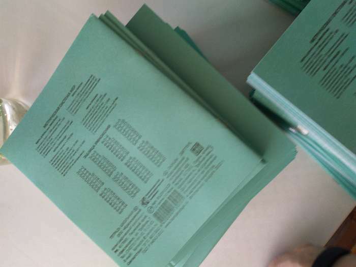 Фотография покупателя товара Тетрадь 12 листов в клетку "Зелёная обложка", офсет №1, 58-63 г/м2, белизна 92% - Фото 5
