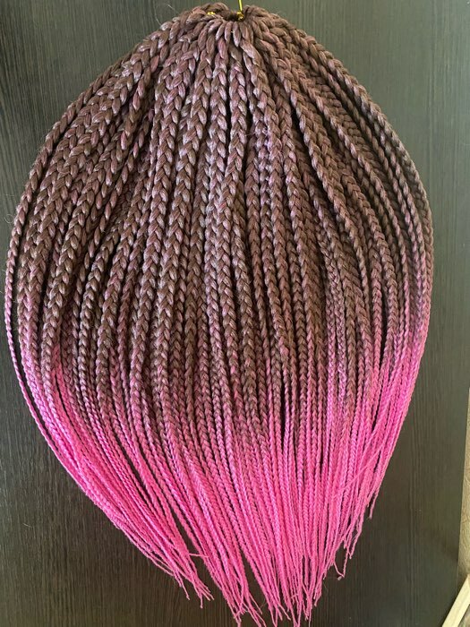 Фотография покупателя товара SIM-BRAIDS Афрокосы, 60 см, 18 прядей (CE), цвет русый/розовый(#FR-11) - Фото 9