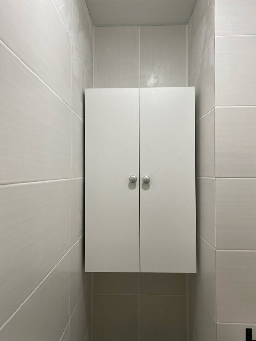 Фотография покупателя товара Шкаф навесной для ванной комнаты, две полки,   48 х 24 х 80 см