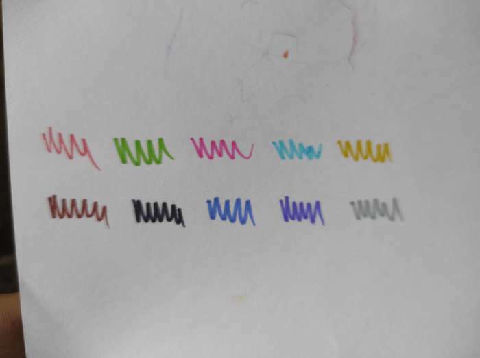 Фотография покупателя товара Фломастеры 10 цветов Стамм «Драконы», смываемые, вентилируемый колпачок, длина линии письма более 400 м, в пакете, европодвес - Фото 1