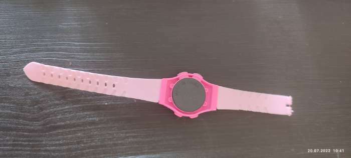 Фотография покупателя товара Часы наручные электронные, детские "Птички", ремешок силикон, розовый