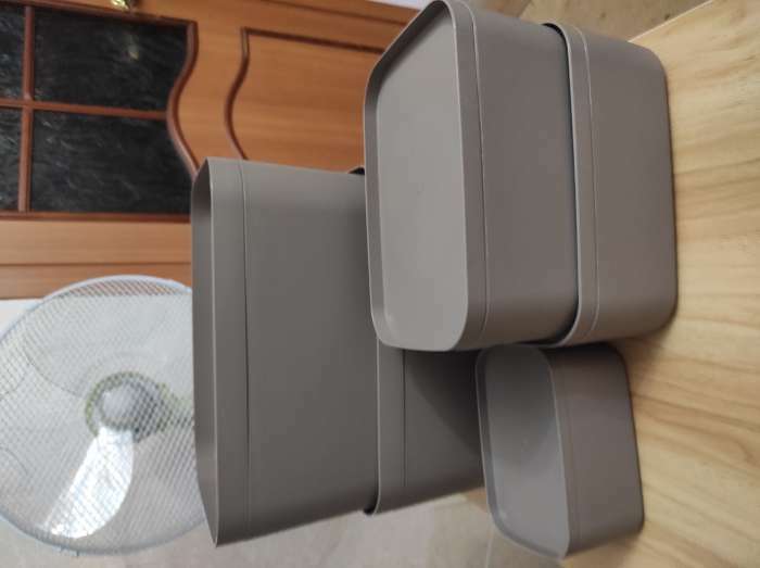 Фотография покупателя товара Короб для хранения с крышкой «Инфинити», 9,5×14×7 см, 650 мл, цвет французский серый - Фото 8