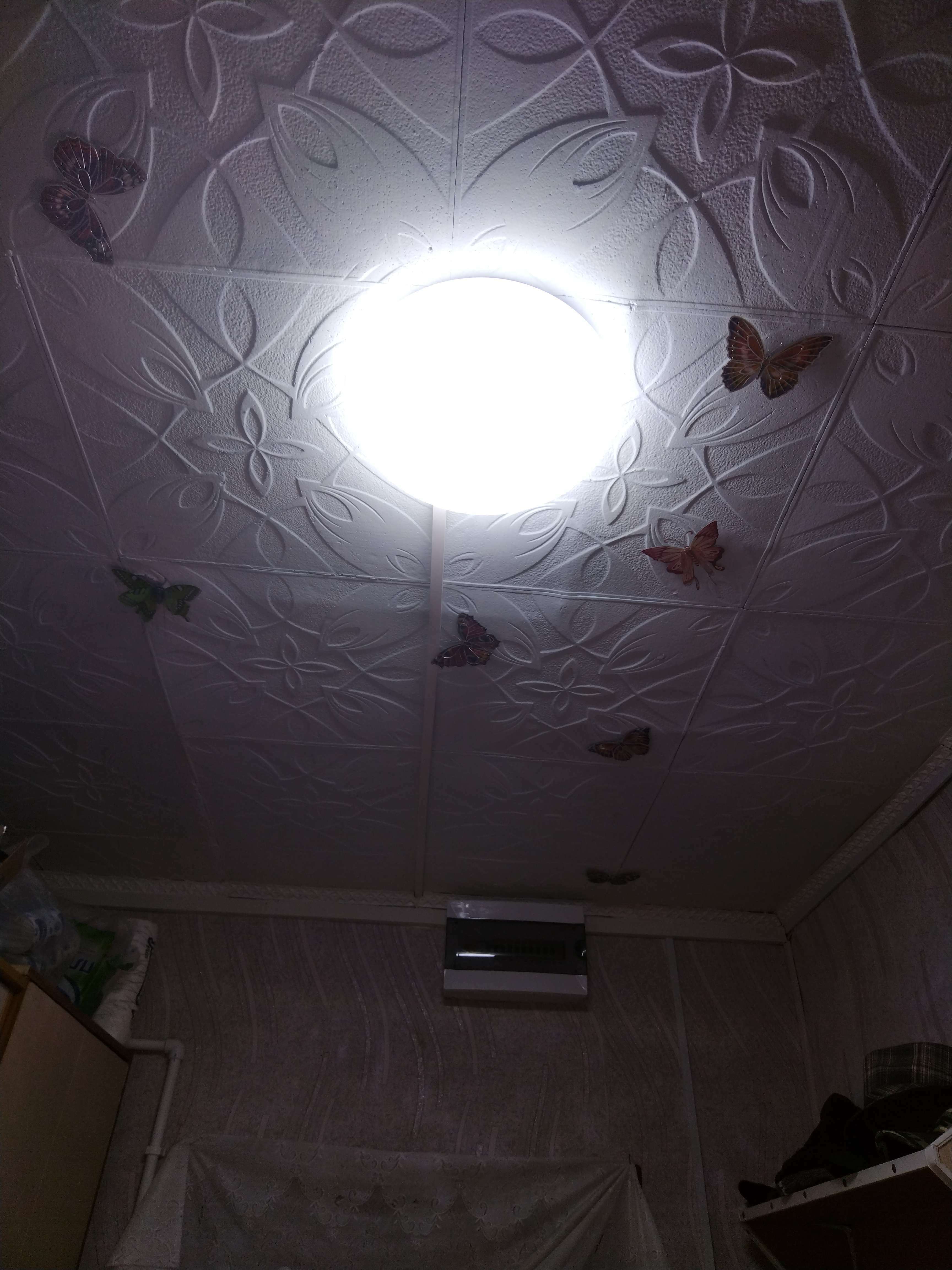 Фотография покупателя товара Светильник настенно-потолочный BayerLux «Искры», 60 Вт, IP20, E27, d=25 см - Фото 1