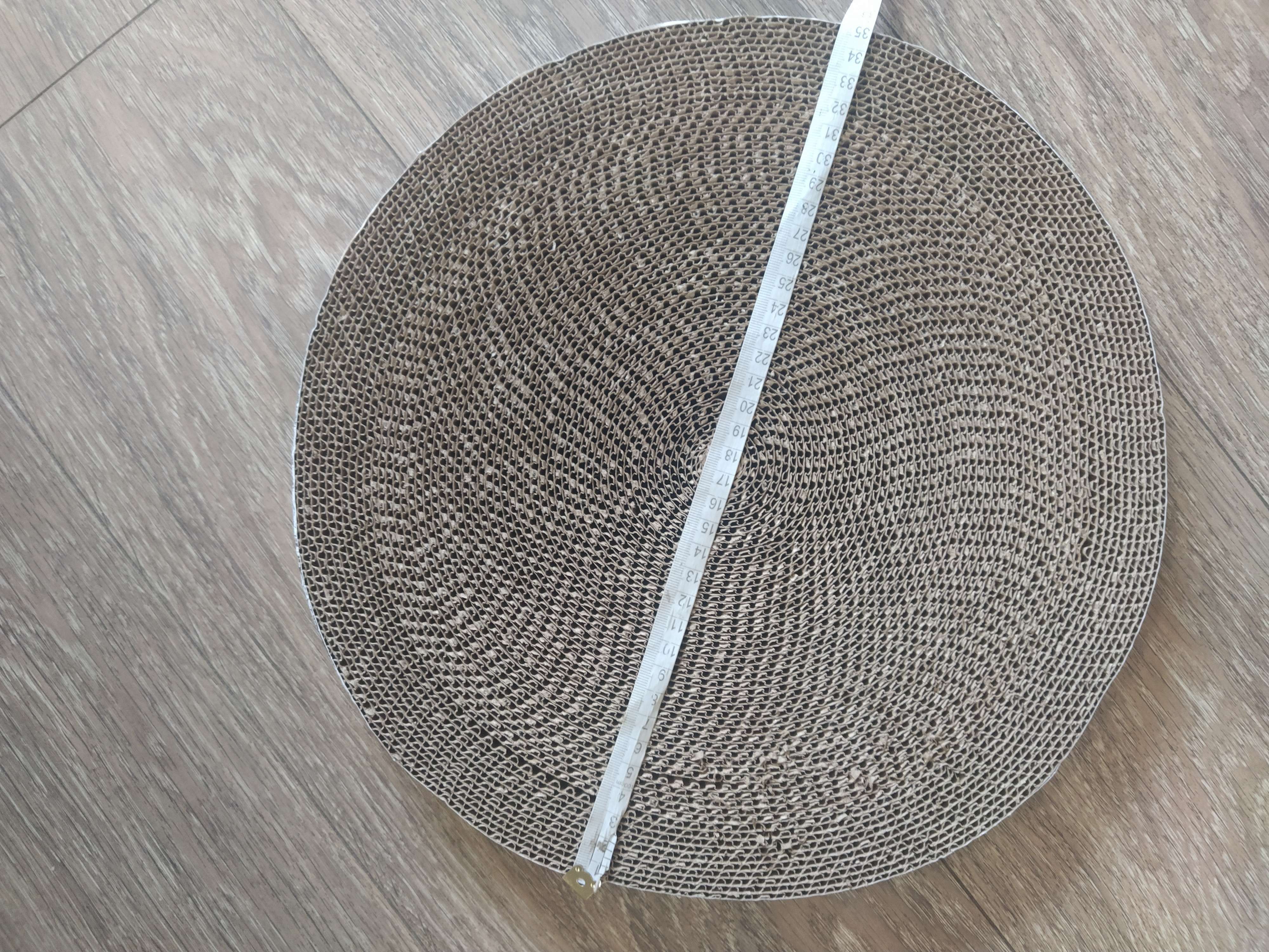 Фотография покупателя товара Гофрокогтеточка "Пижон" высокая круглая "Спил березы", с пропиткой, 40,5 х 4 см - Фото 1