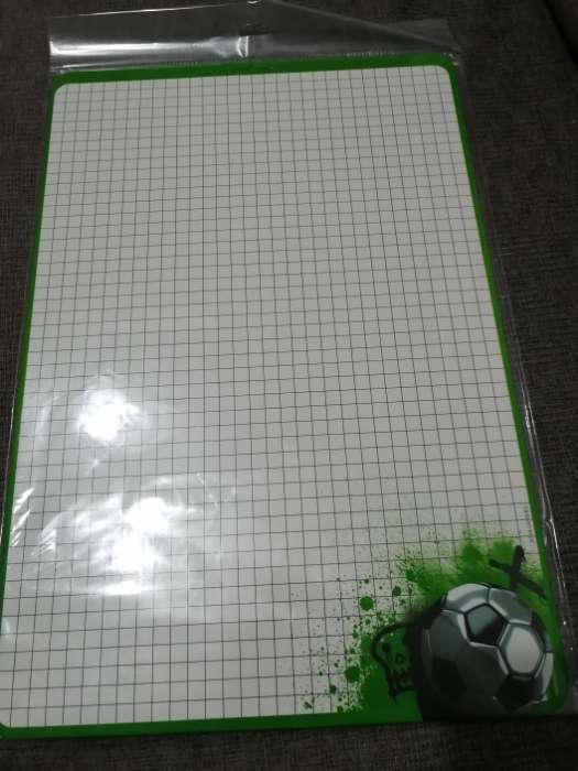 Фотография покупателя товара Доска маркерная A3 (49 х 33 см) Calligrata "Мяч", двусторонняя: клетка/линейка - Фото 7