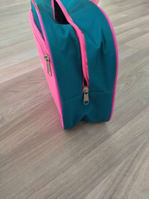 Фотография покупателя товара Сумка для обуви на молнии, наружный карман, TEXTURA, цвет розовый - Фото 7