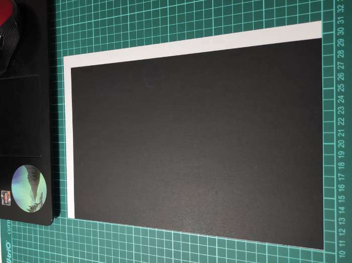 Фотография покупателя товара Картон цветной двусторонний А4, тонированный в массе, 10 листов, 180 г/м2, чёрный - Фото 4