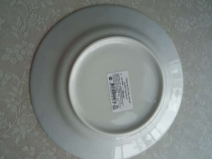 Фотография покупателя товара Тарелка фарфоровая «Идиллия», d=20 см, белая