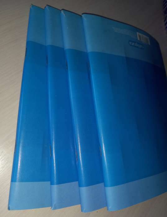 Фотография покупателя товара Тетрадь А4, 96 листов в клетку, Calligrata «Однотонная», серые листы - Фото 7