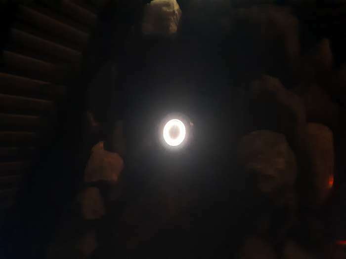 Фотография покупателя товара Садовый светильник на солнечной батарее, 11.5 × 13 × 11.5 см, 16 LED, свечение тёплое белое - Фото 1