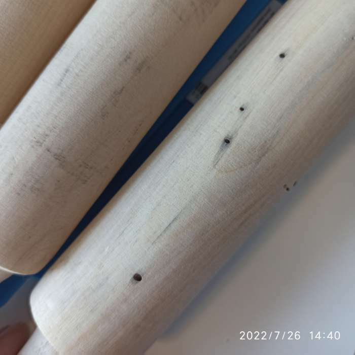 Фотография покупателя товара Скалка с фигурными ручками 45×4 см, берёза - Фото 1
