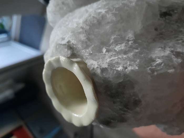 Фотография покупателя товара Соляная лампа "Гора Вулкан", цельный кристалл, 22 см, 4 кг - Фото 5