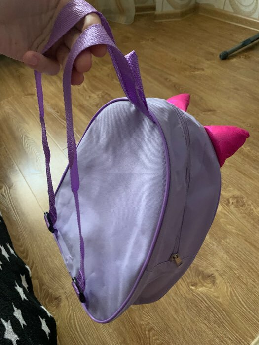 Фотография покупателя товара Рюкзак детский для девочки «Кошечка», 30×25 см - Фото 5