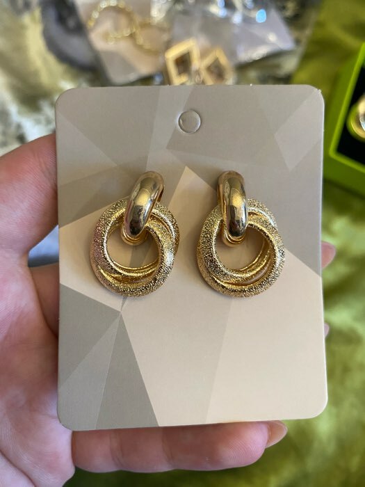 Фотография покупателя товара Серьги металл «Фьюче» круги плетения, цвет серебро - Фото 16