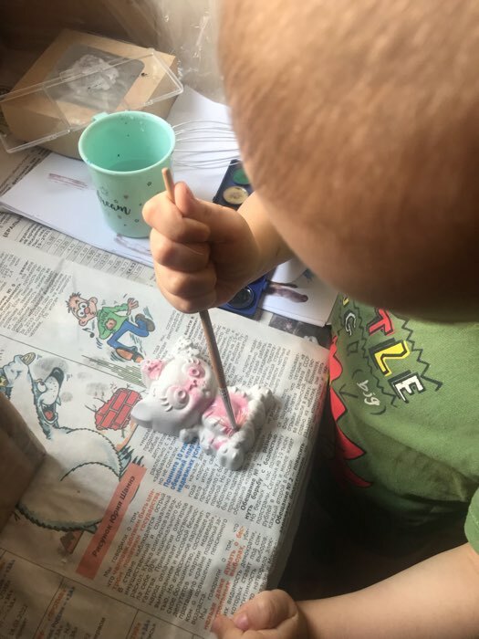 Фотография покупателя товара Пластиковая форма для мыла "Котенок с бантом" 7х3х9,5 см - Фото 2