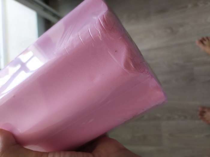 Фотография покупателя товара Роллер для йоги, массажный 45 х15 см, цвет розовый