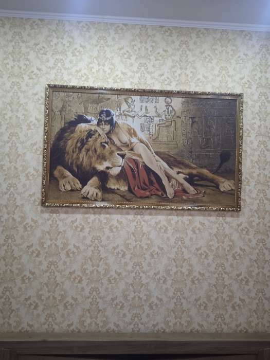 Фотография покупателя товара Гобеленовая картина "Клеопатра" 133х78 см - Фото 1