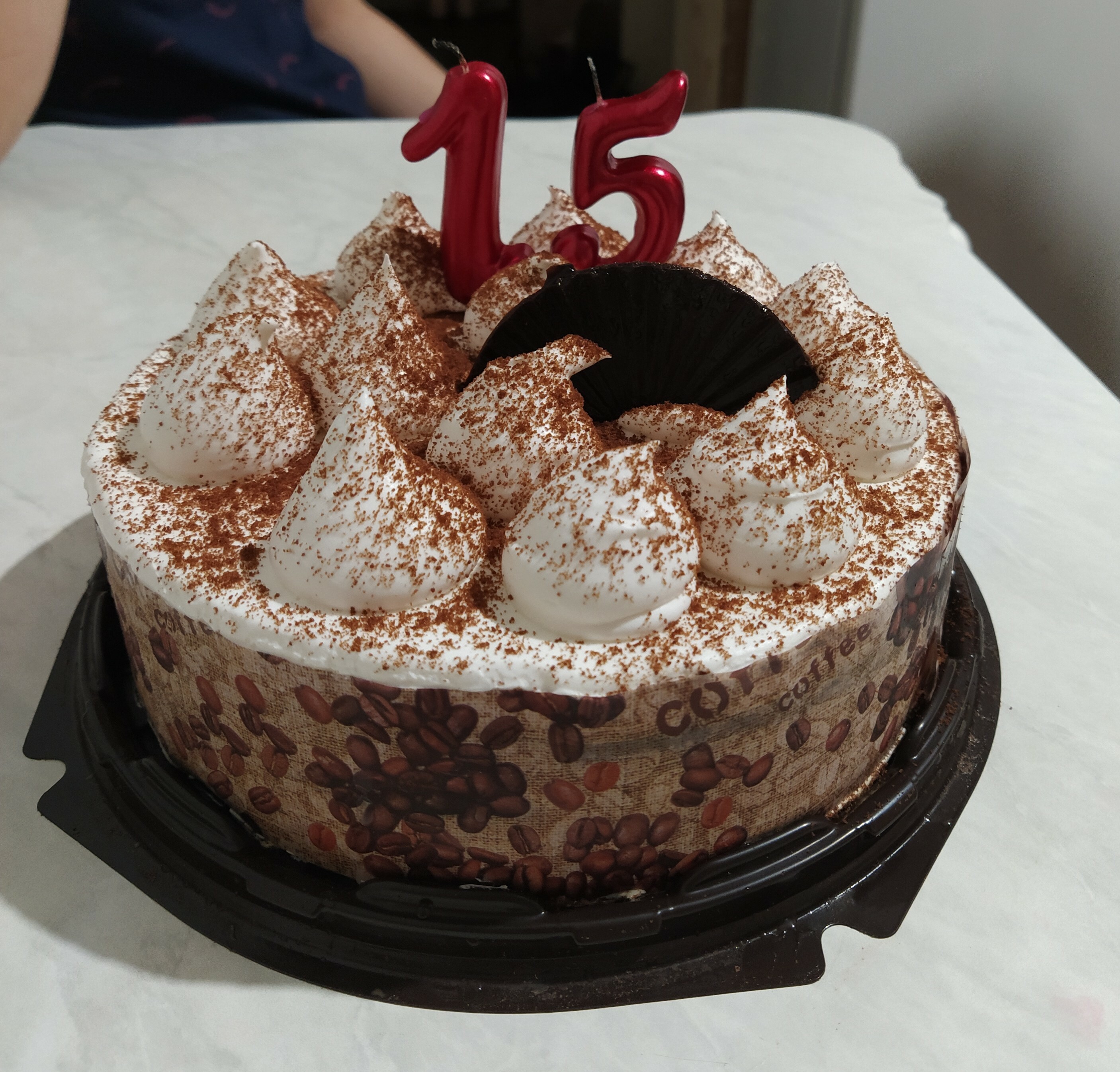 Фотография покупателя товара Свеча для торта "Овал", цифра "1", рубиновая, 5,5 см - Фото 1